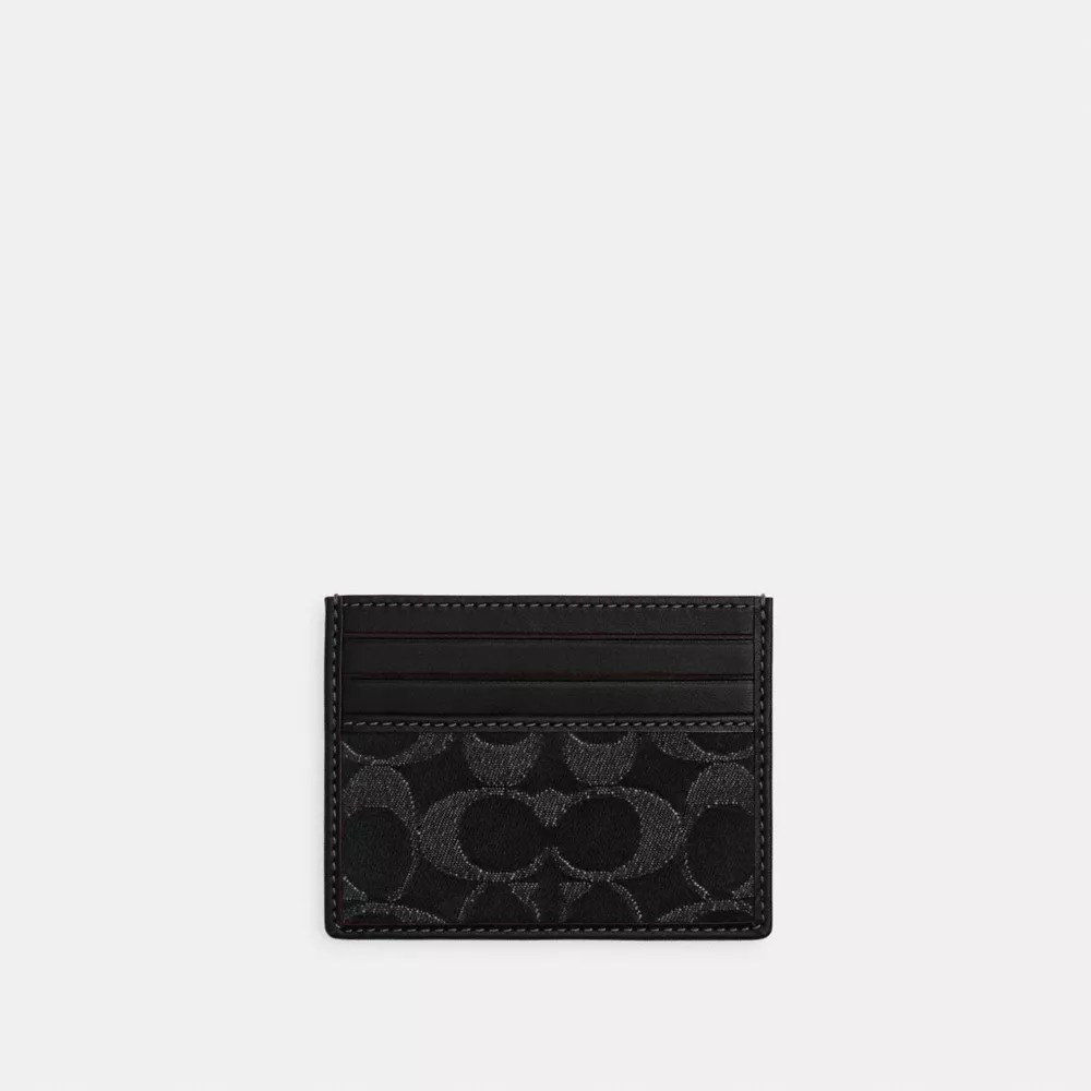 COACH® Outlet Slim Id Card Case In Signature Denim
