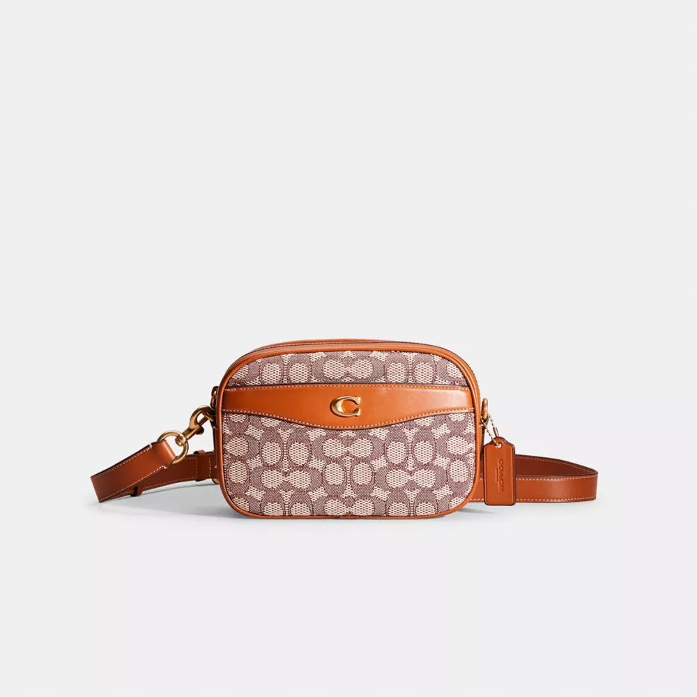 COACH® Restored Camera Bag In Signature Textile Jacquard