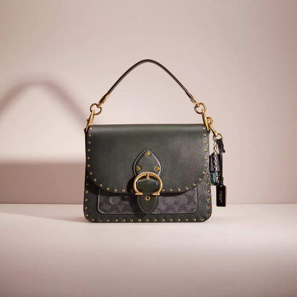 COACH® Upcrafted Beat Shoulder Bag With Rivets
