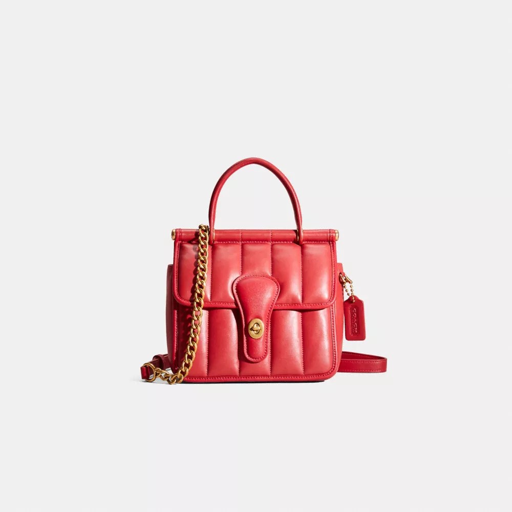 COACH® Restored Willis Top Handle 18 With Quilting