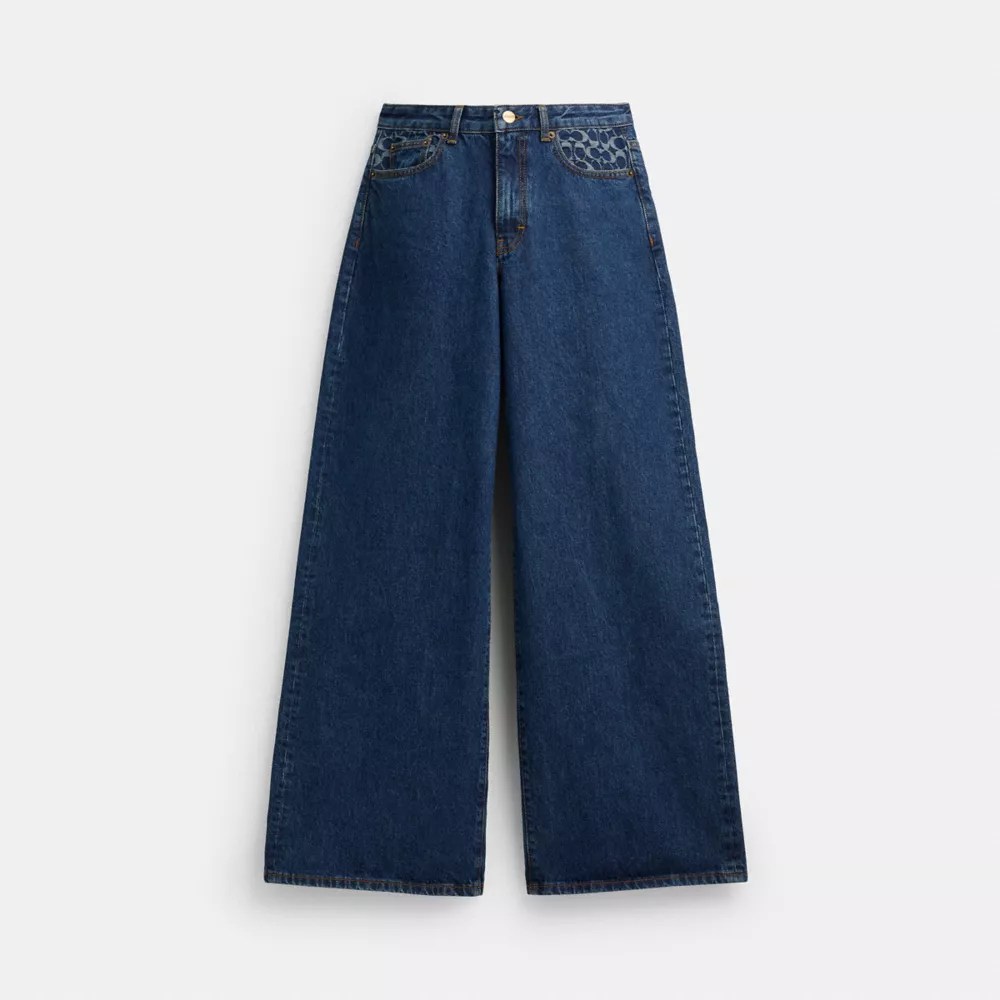 COACH® | Baggy Denim Pants
