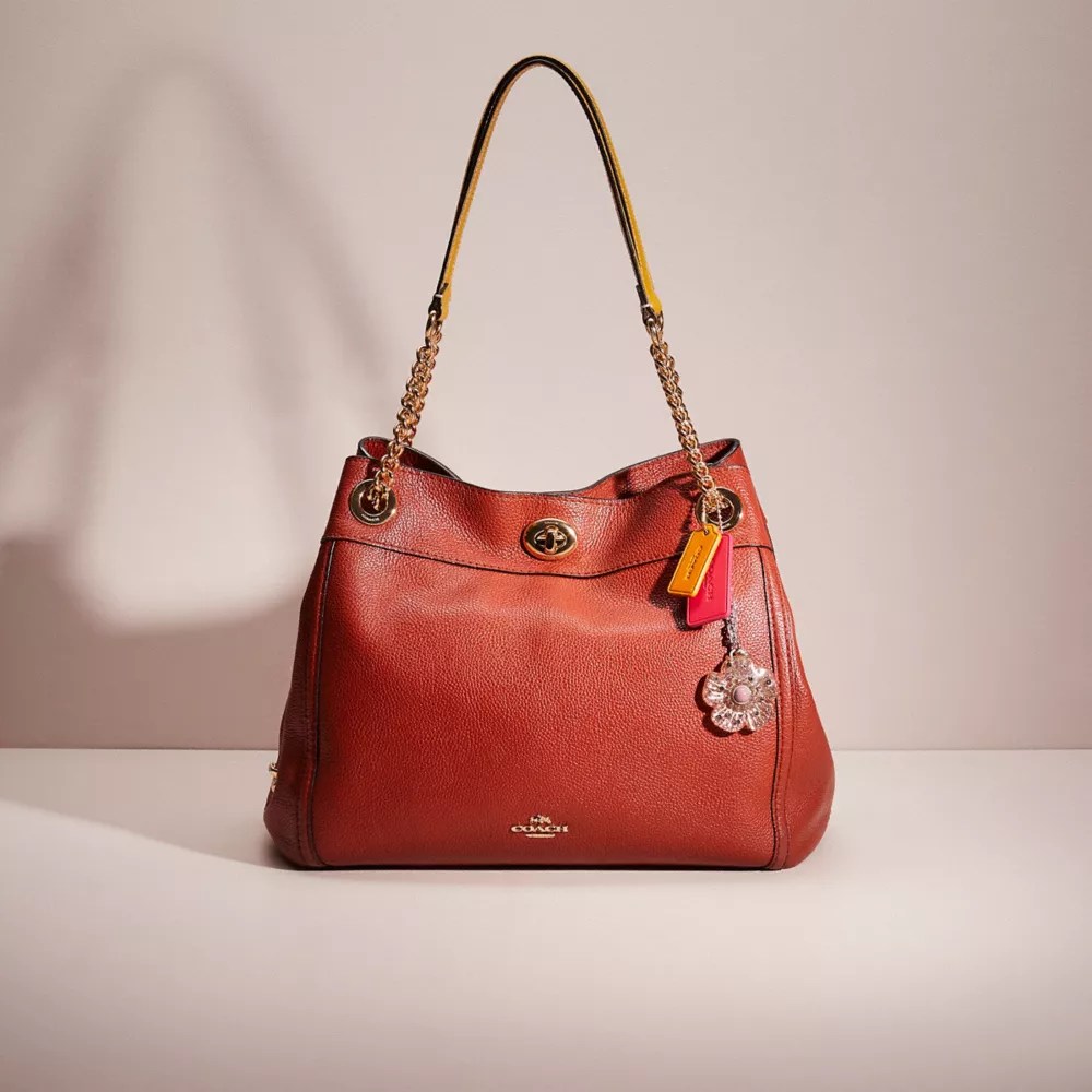 COACH® Upcrafted Turnlock Edie Shoulder Bag