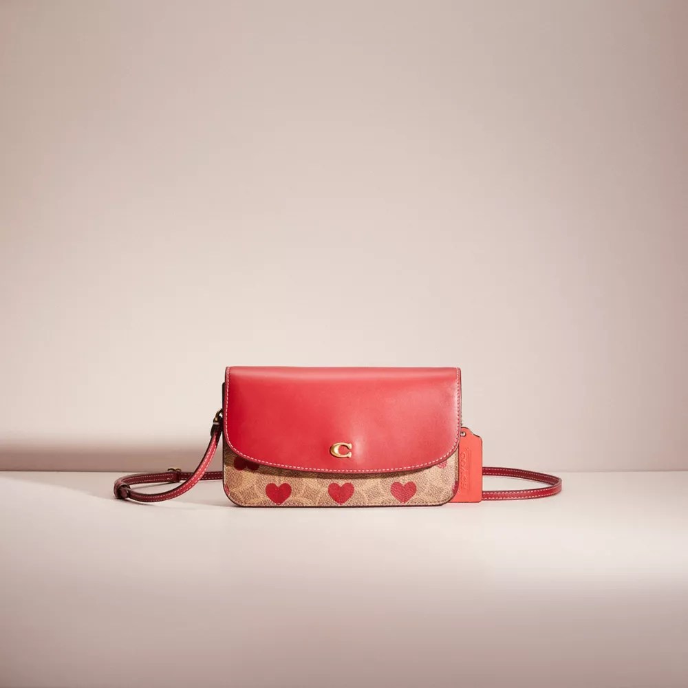 COACH® Restored Hayden Crossbody In Signature Canvas With Heart Print