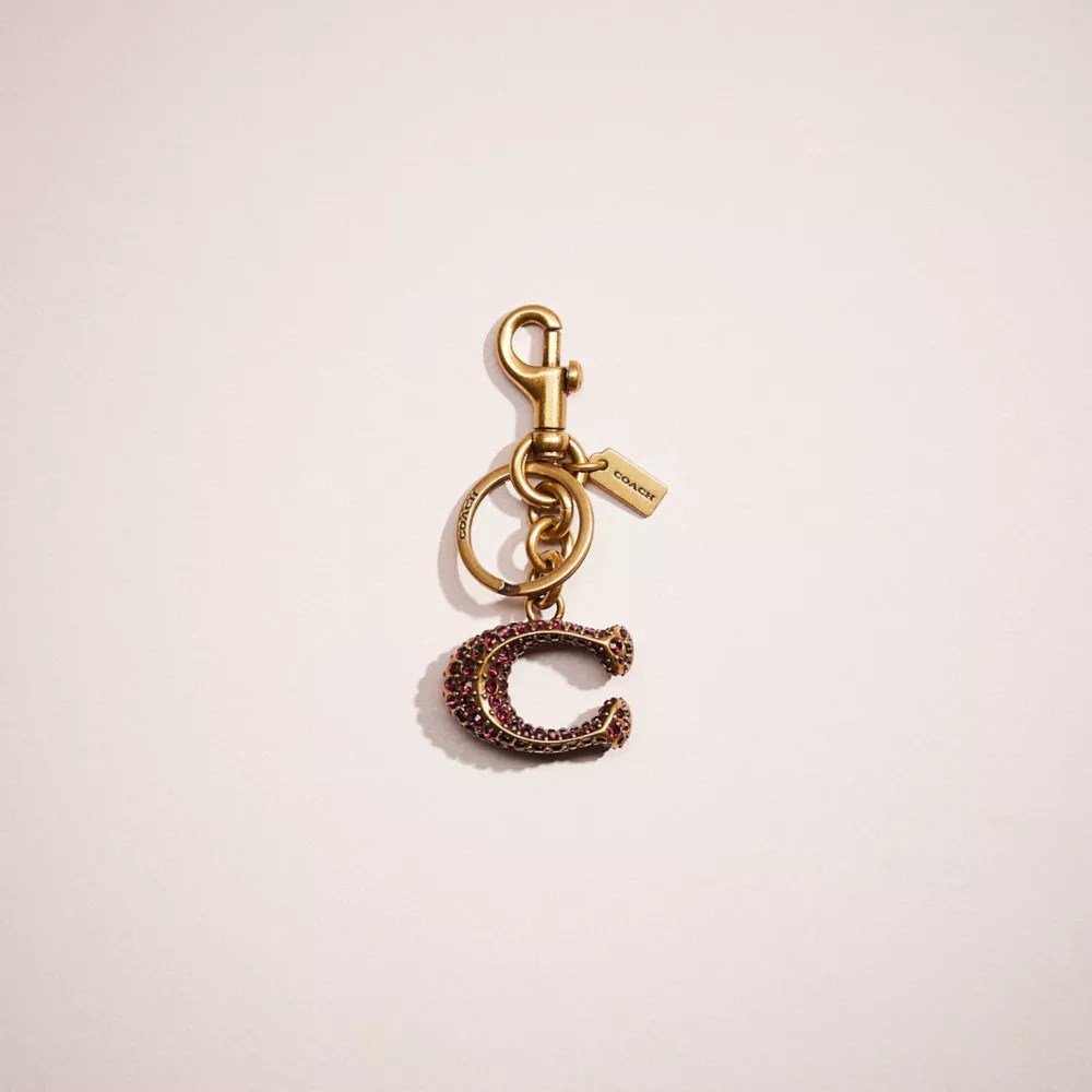 COACH® Restored Signature Bag Charm