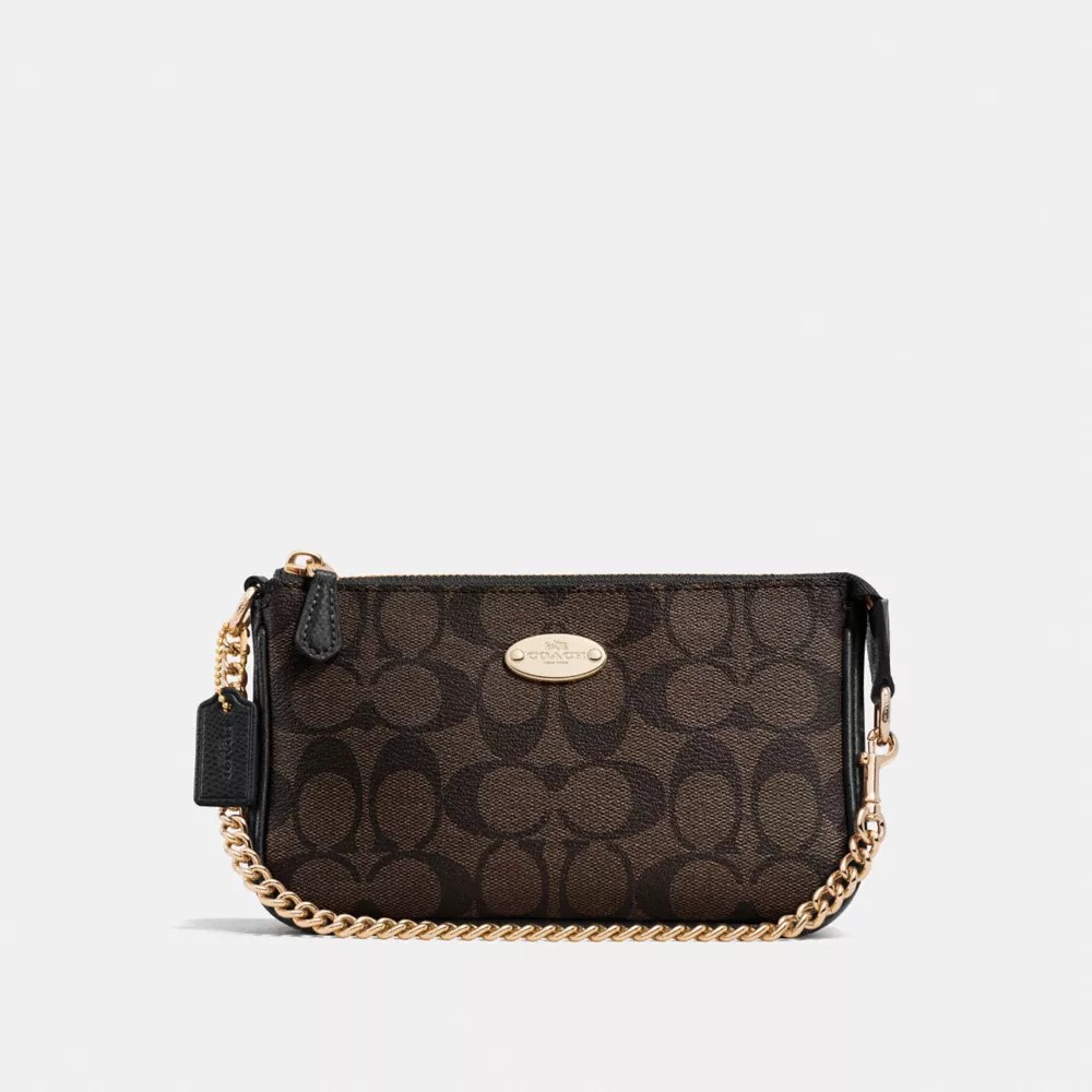 COACH® Outlet COACH® Outlet Large Wristlet In Signature Canvas