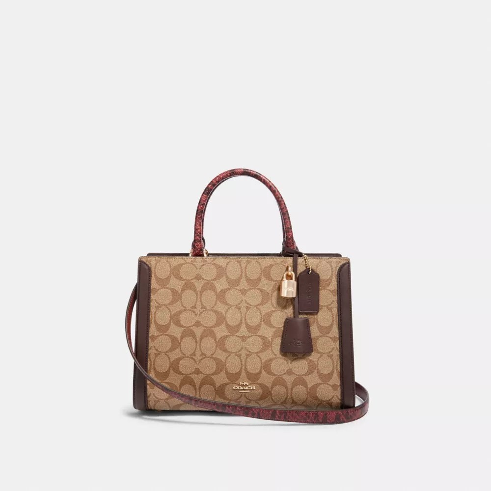 COACH® Outlet COACH® Outlet Zoe Carryall In Signature Canvas
