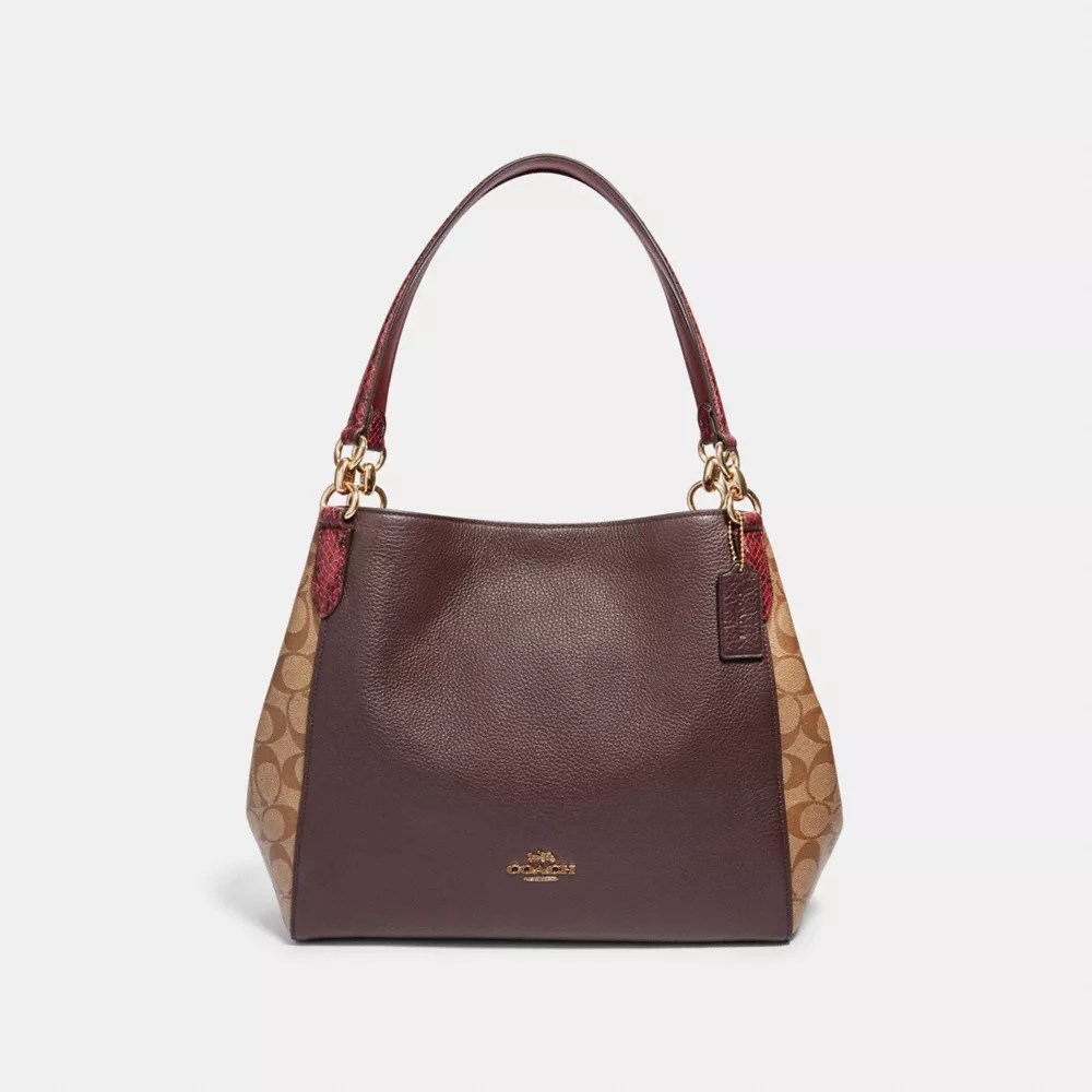 COACH® Outlet COACH® Outlet Hallie Shoulder Bag In Signature Canvas