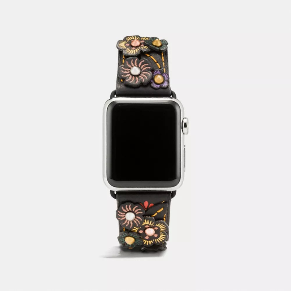COACH® Apple Watch® Strap With Tea Rose