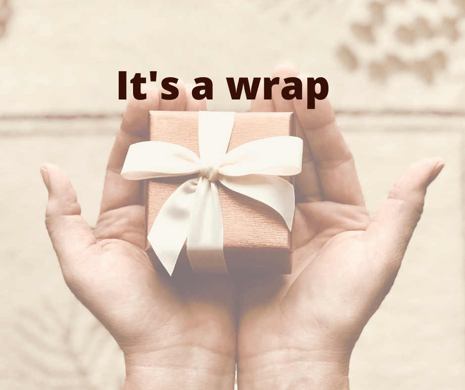 It's a wrap Coach Dale