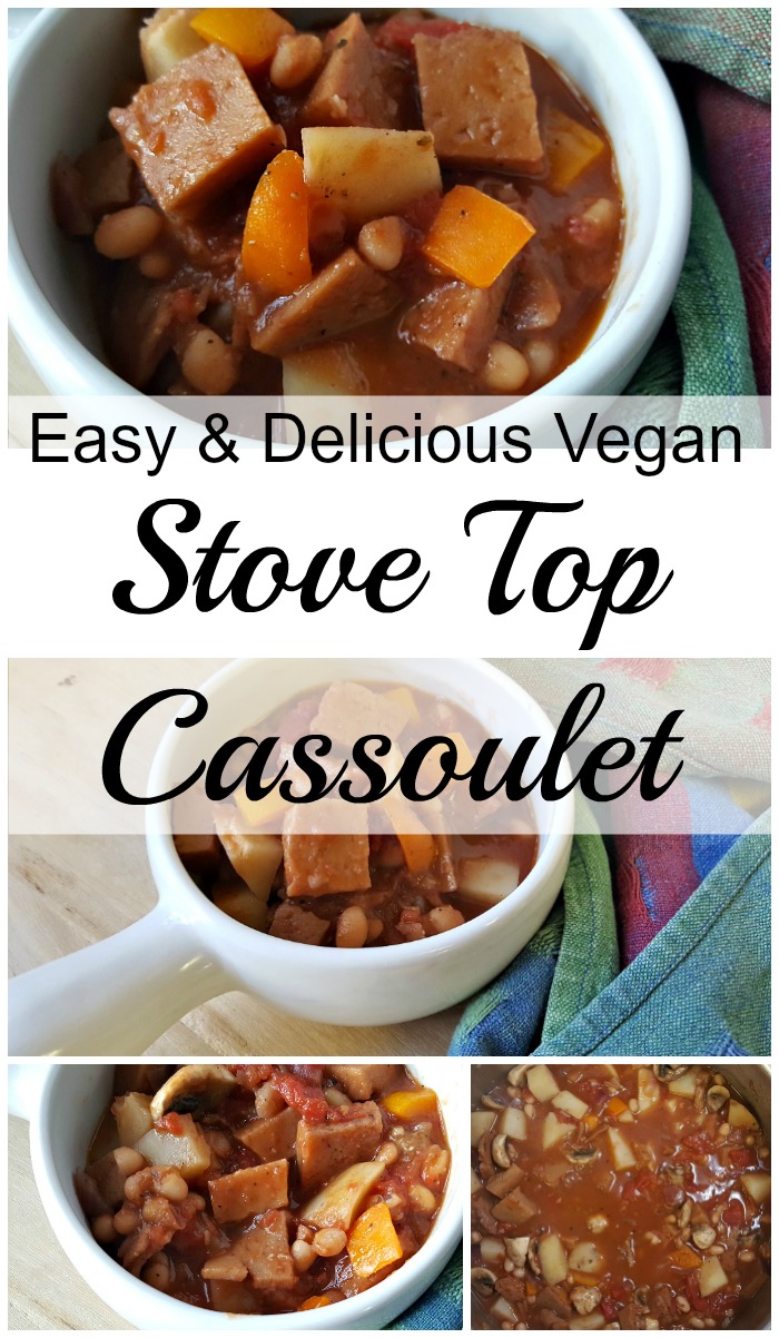 Easy and Delicious Vegan Stove Top Cassoulet for MeatlessMonday