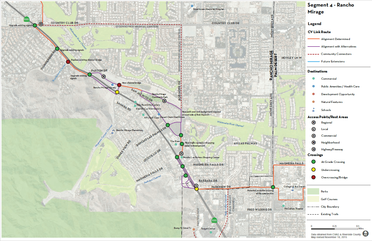 Maps CV Link Coachella Valley Alternative Transportation Route