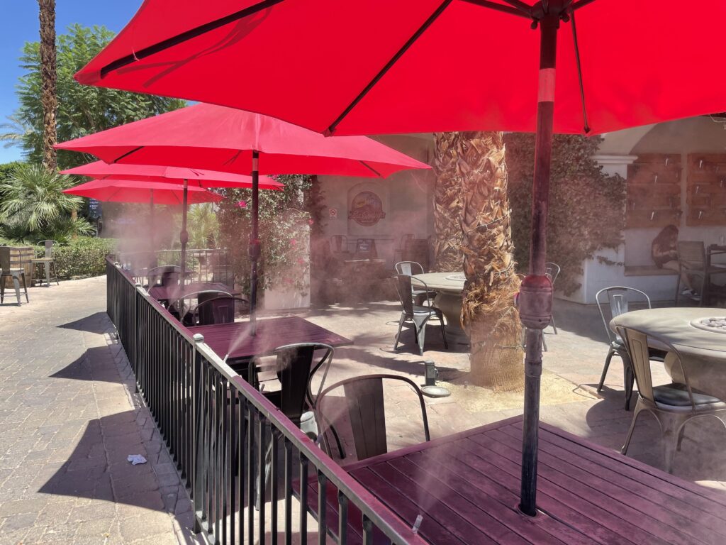Patio Misters Make La Quinta a Cool Place to visit