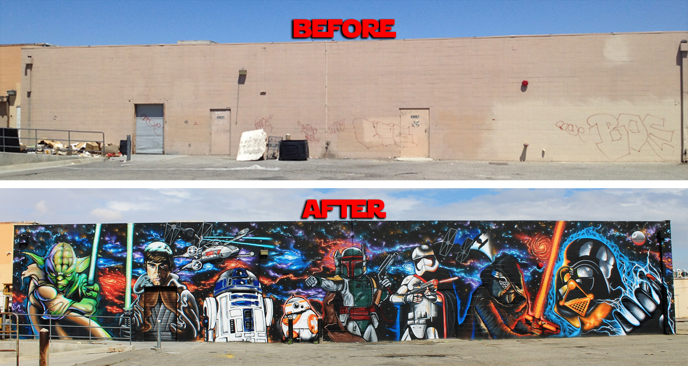 Star Wars Mural in Coachella Coachella Valley Weekly