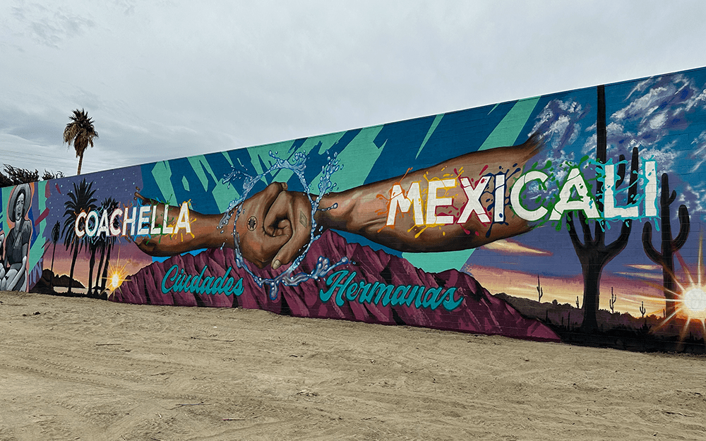 Coachella mural celebrates sistercity status with Mexicali Coachella