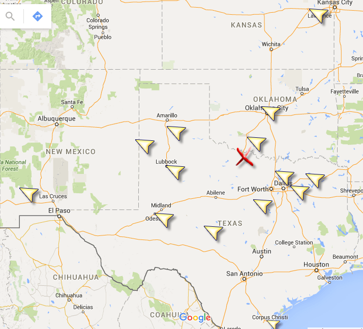 30 Midwestern State University Map Maps Database Source
