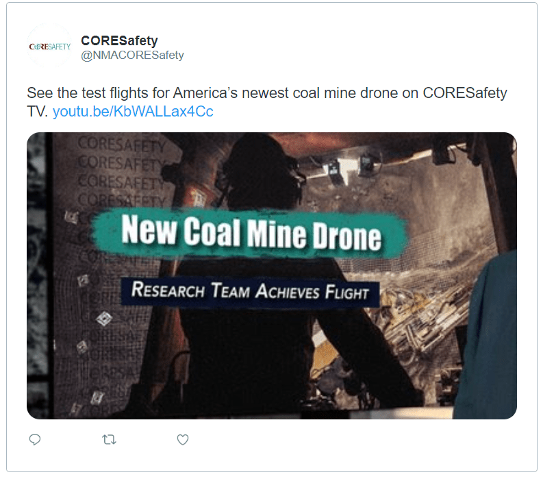 Coal Zoom See the Test Flights for America's Newest Coal Mine Drone