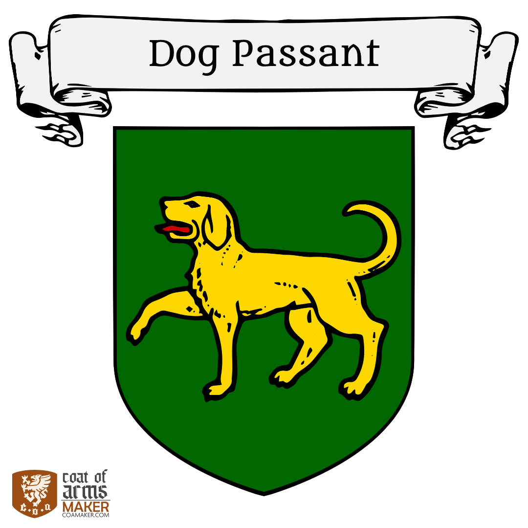 Dog Passant CoaMaker