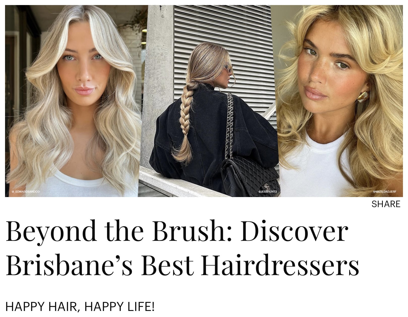 Style Magazines / 2024 Brisbane's Best Hairdressers Co and Pace Salons