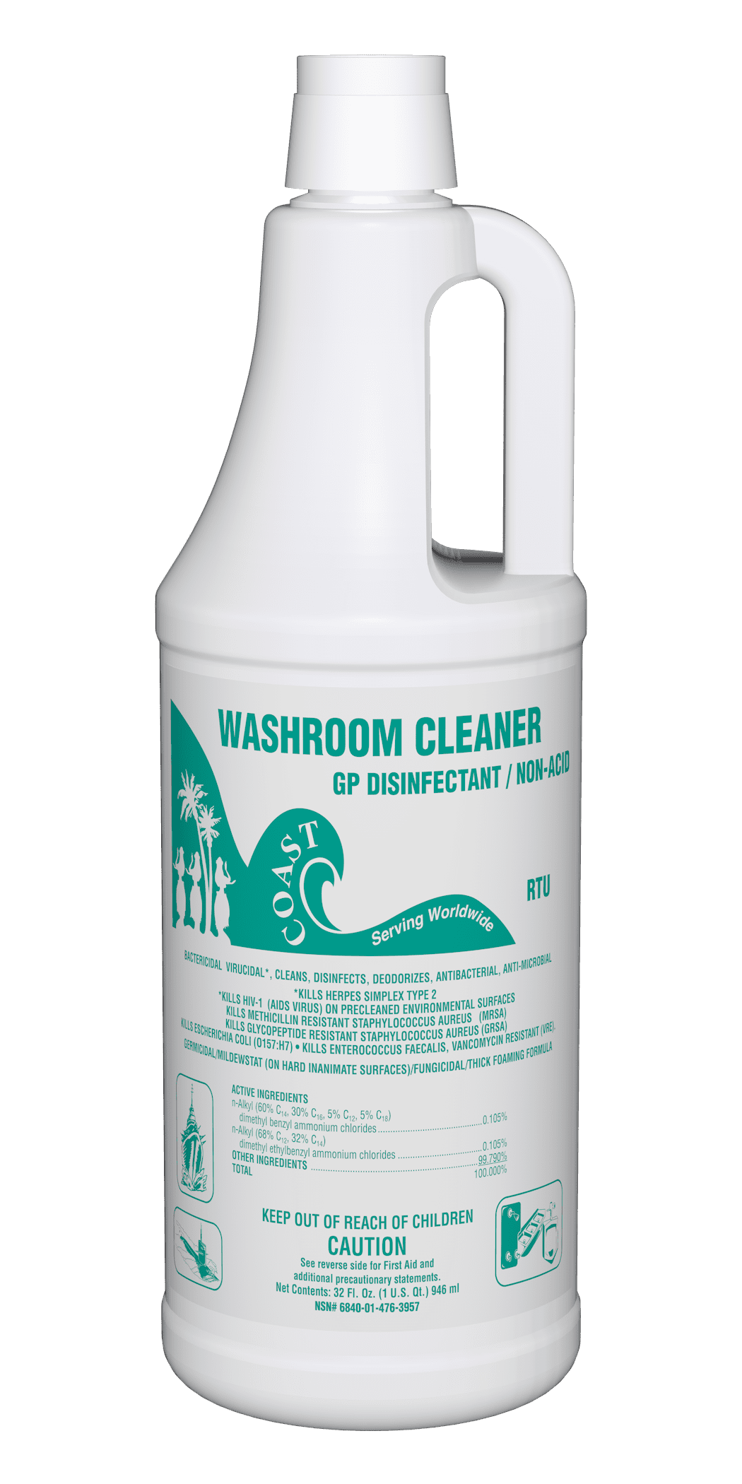 General Purpose NonAcid Washroom Cleaner (for GP Washroom) Coast