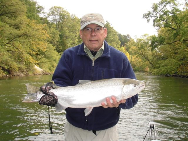 Rick shows off his fall chrome. Coastal Angler &amp, The Angler Magazine