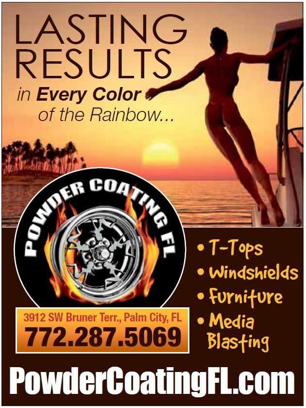 powdercoating Coastal Angler & The Angler Magazine