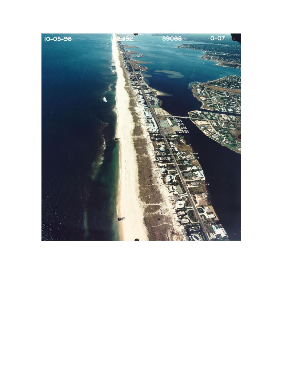 Figure V330. Westhampton Beach, New York, groin field and renourished