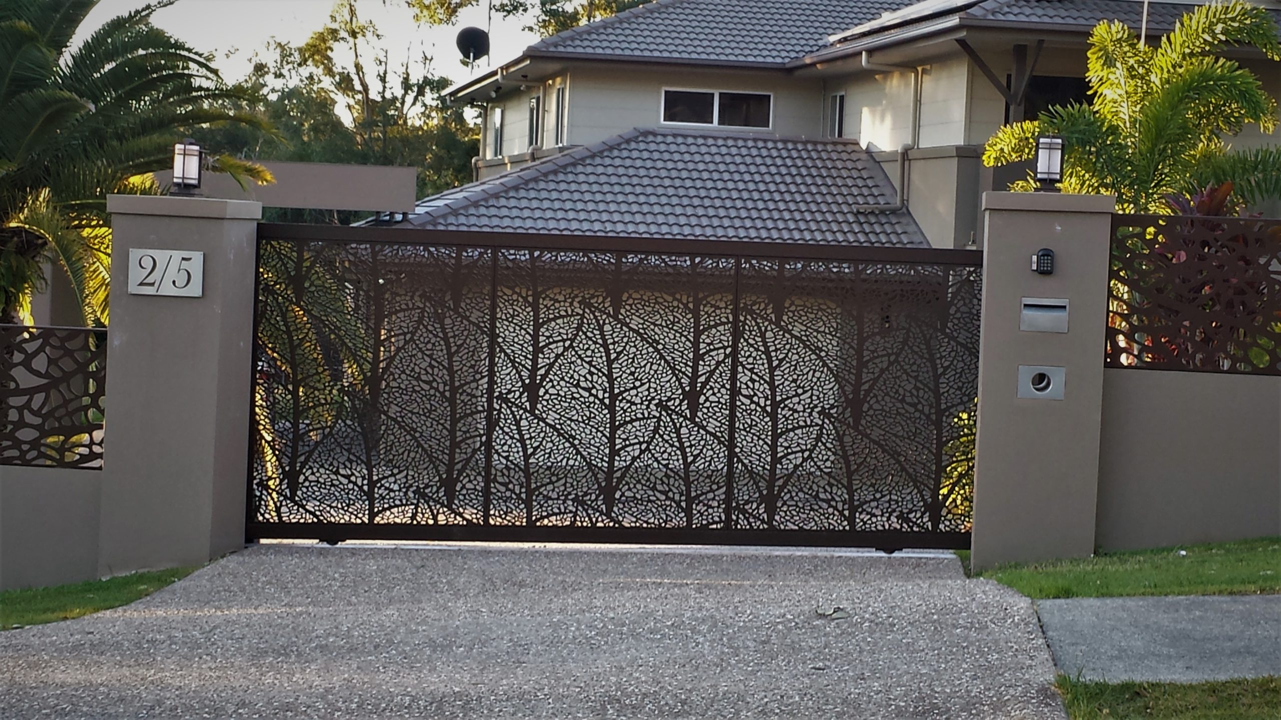 Automatic Aluminium Sliding ,Swinging Gates Installed on the Gold Coast
