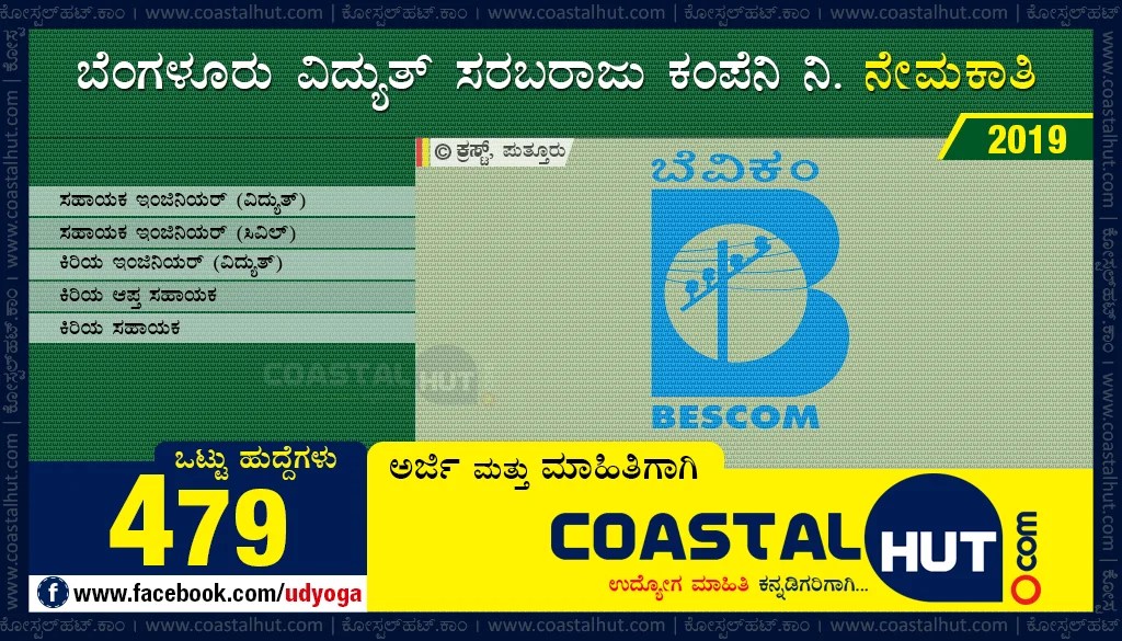 Recruitment 2019 Various 479 Vacancies Coastal Hut