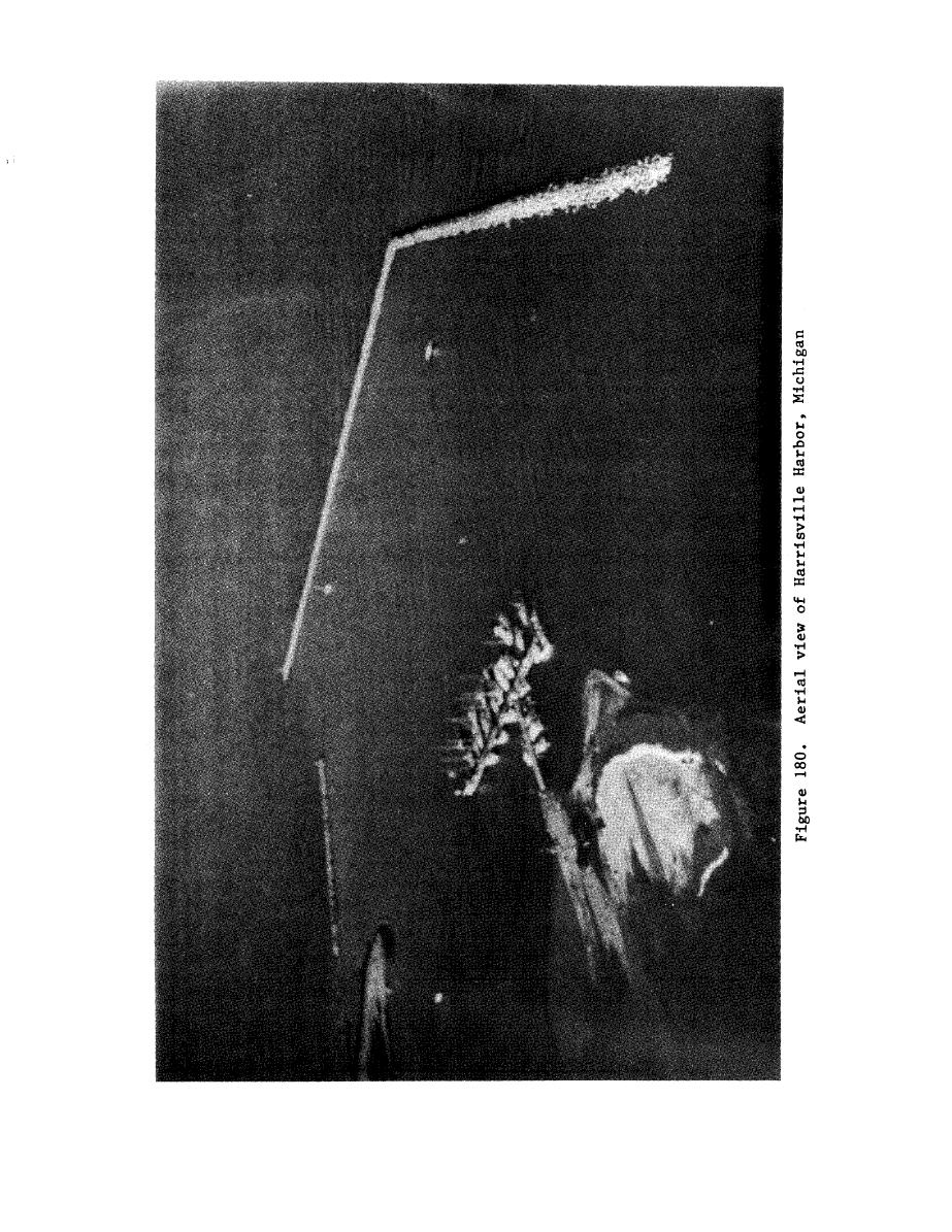 Figure 180. Aerial view of Harrisville Harbor, Michigan