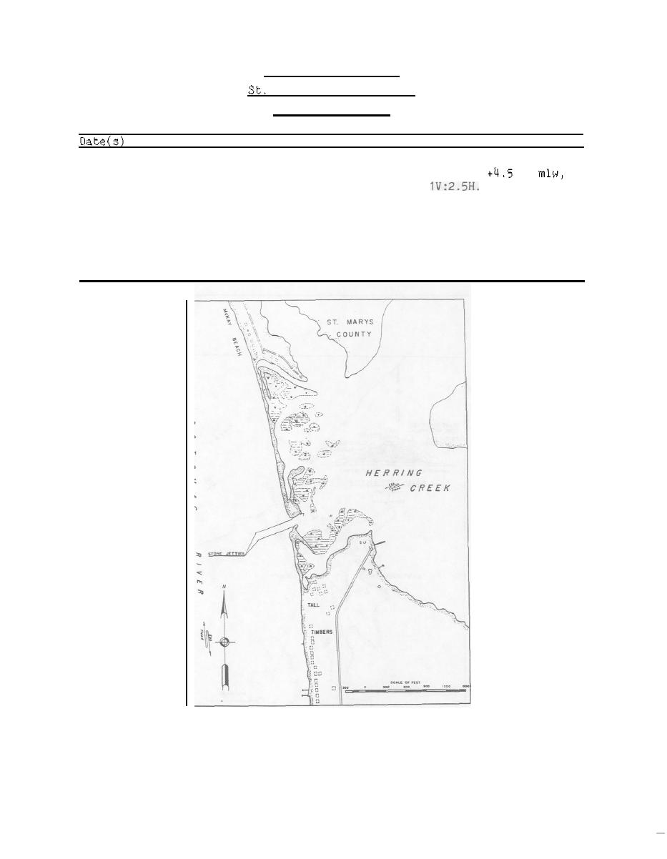 Table 53. Herring Creek Jetties St. Marys County, Maryland Baltimore