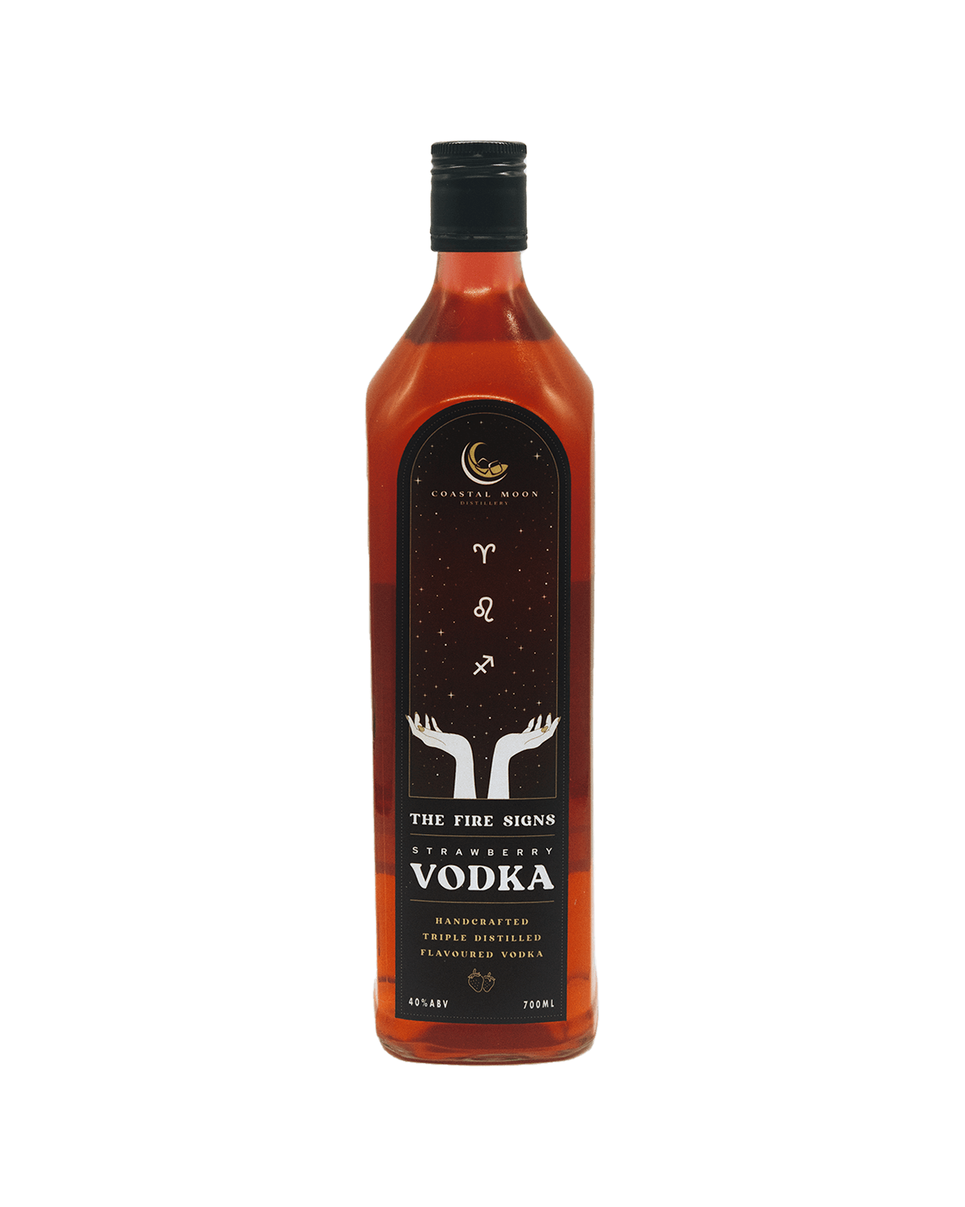 Zodiac Vodka Fire Signs Strawberry Coastal Moon Distillery