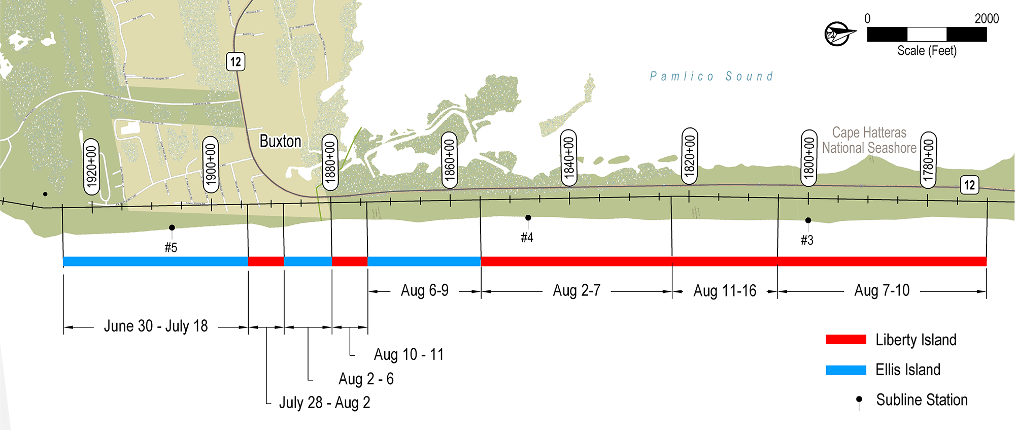 Buxton Village 2022 Beach Renourishment Completed
