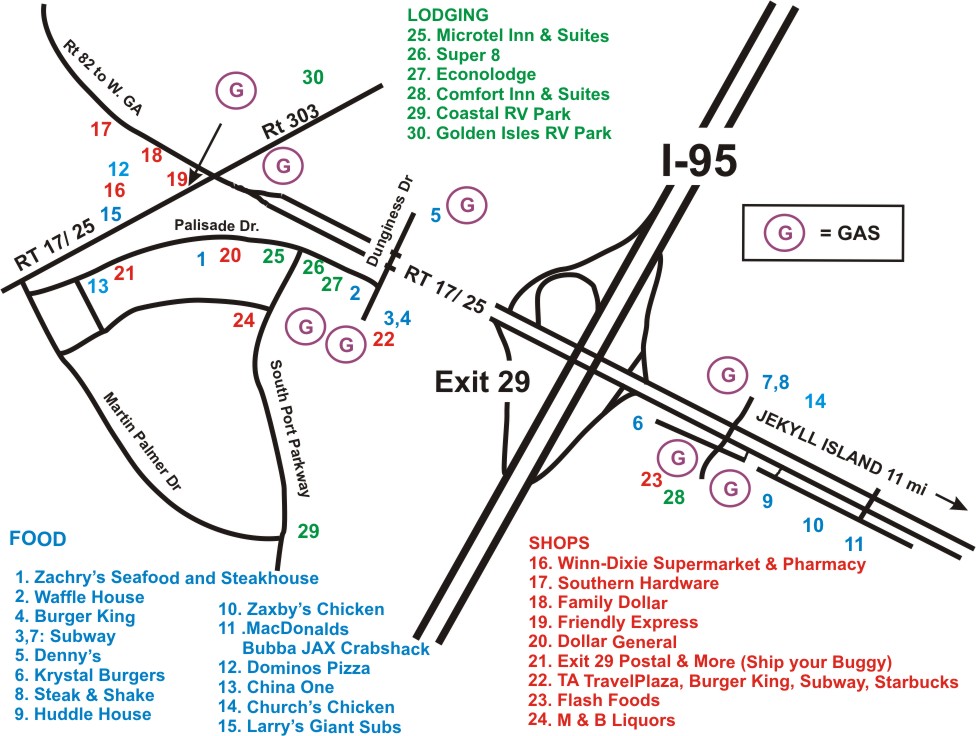 Exit 29 Region, Brunswick, GA