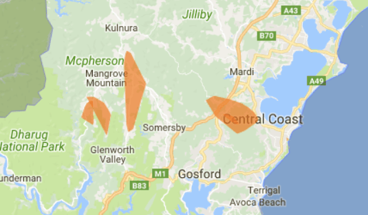 Electricity Outage Map Nsw