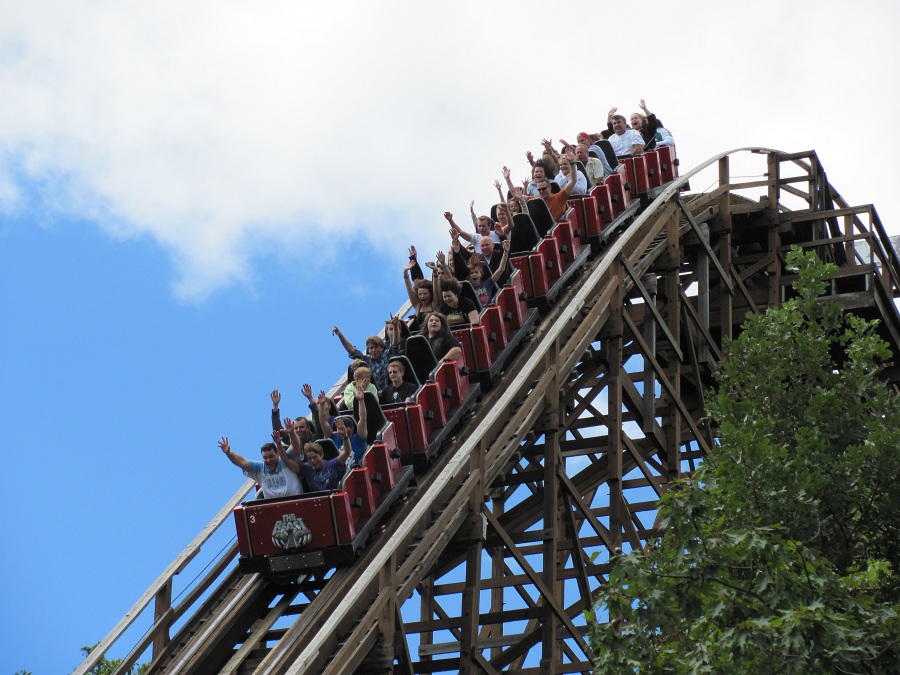 Beast, The photo from Kings Island CoasterBuzz