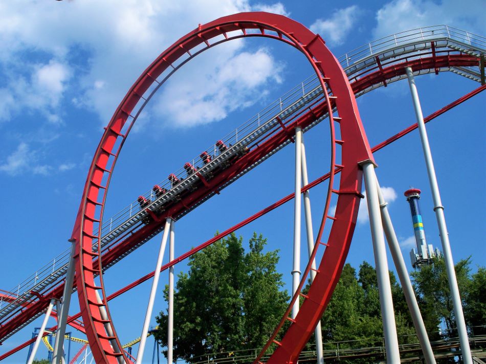 Vortex photo from Carowinds CoasterBuzz