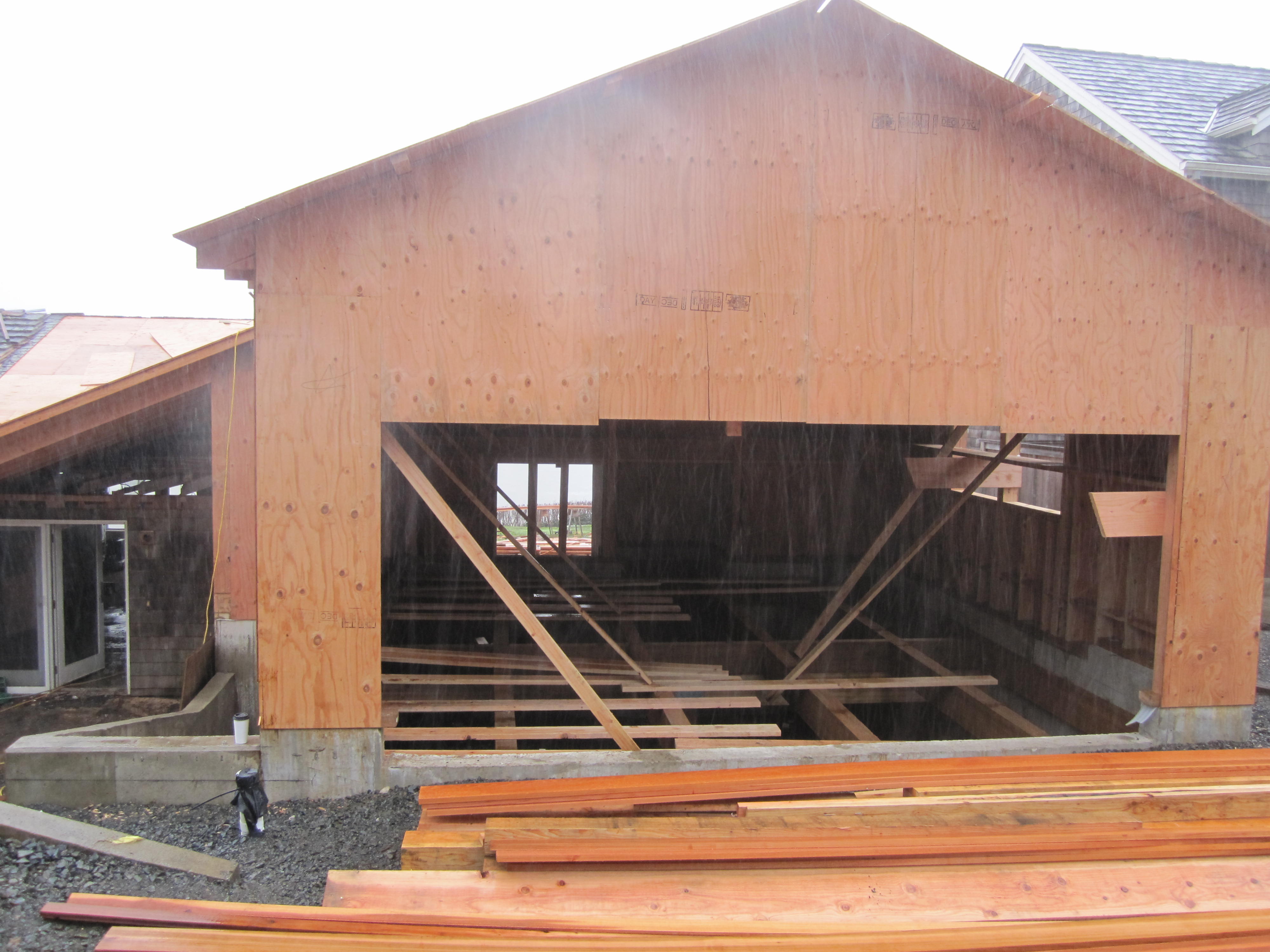 Haystack house 1/27/15 Coaster Construction