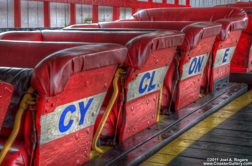 Coney Island Cyclone cars