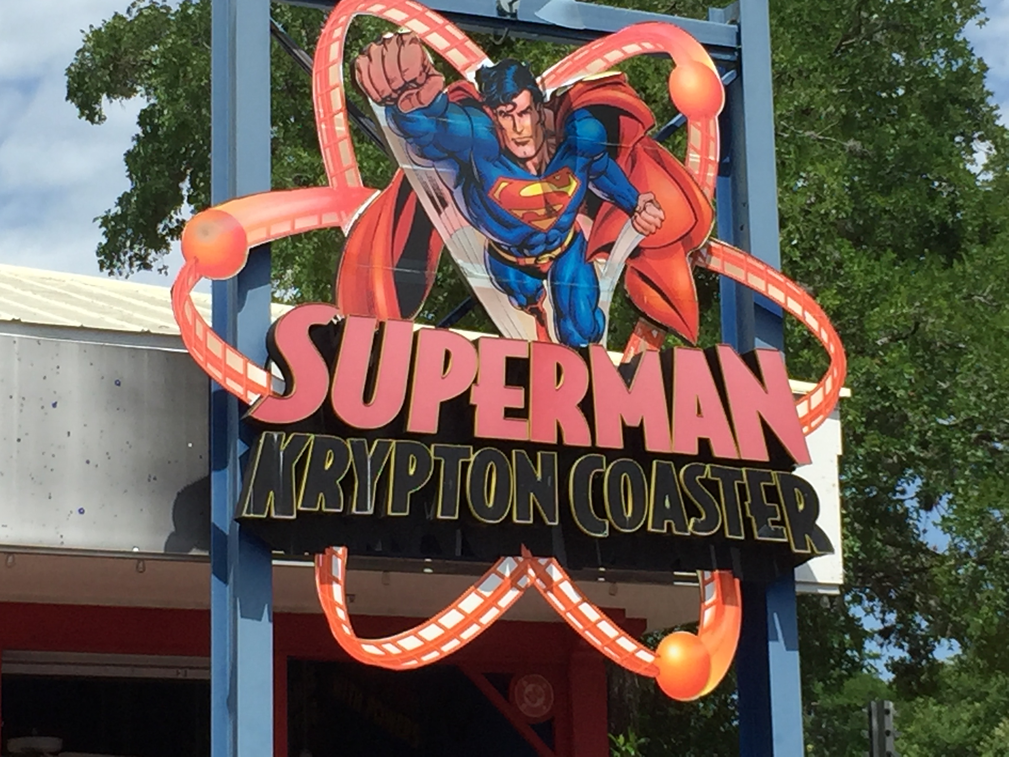 Six Flags Fiesta Texas Superman Krypton Coaster Coaster Girl