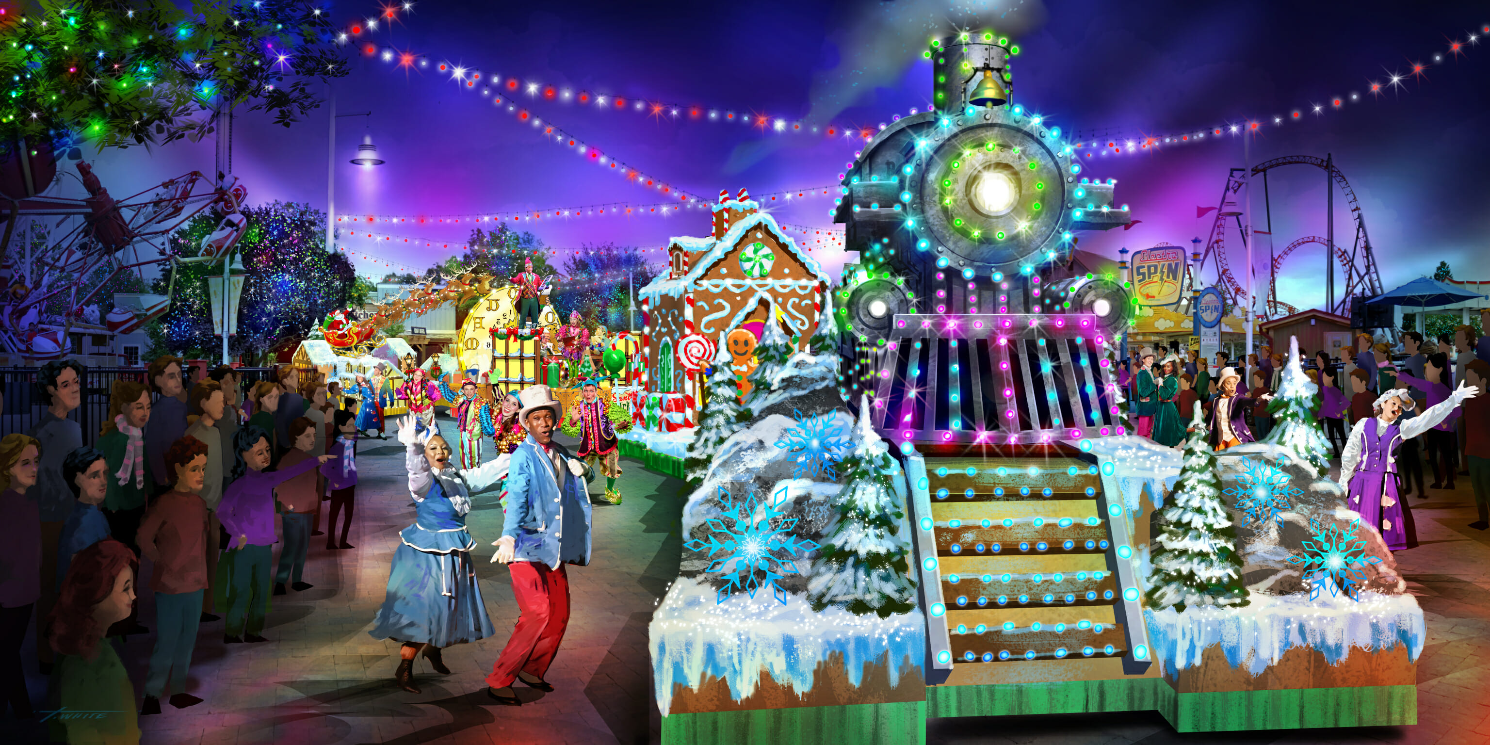 Carowinds Introduces AllNew Winterfest Wonderland Parade Coaster Nation