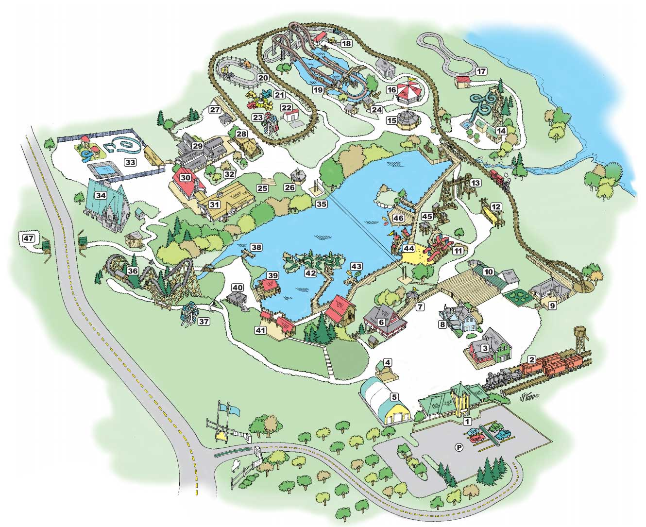 Silver Dollar City Events 2023 map Coaster Nation