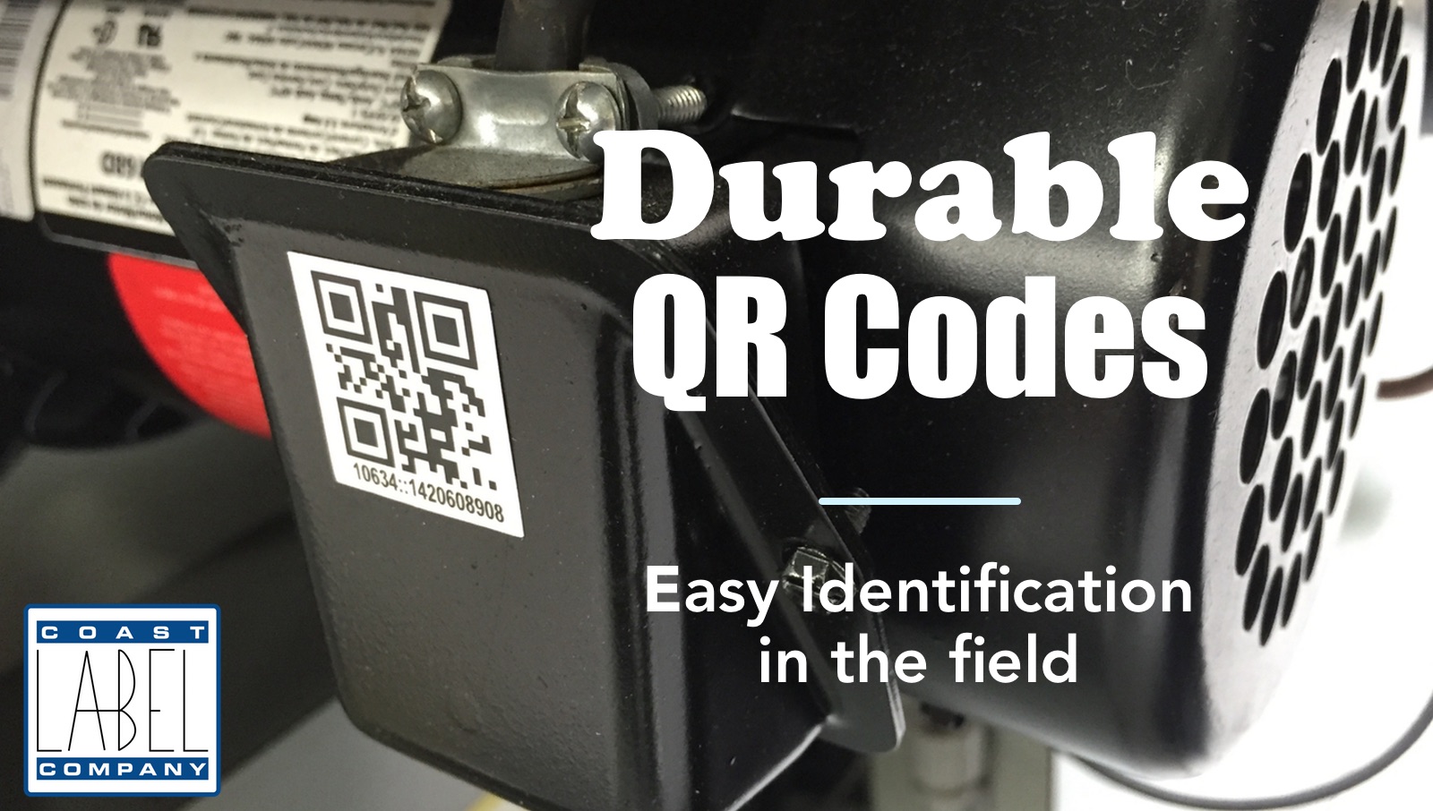 Durable QR Code Stickers Weatherproof Barcode Labels Coast Label
