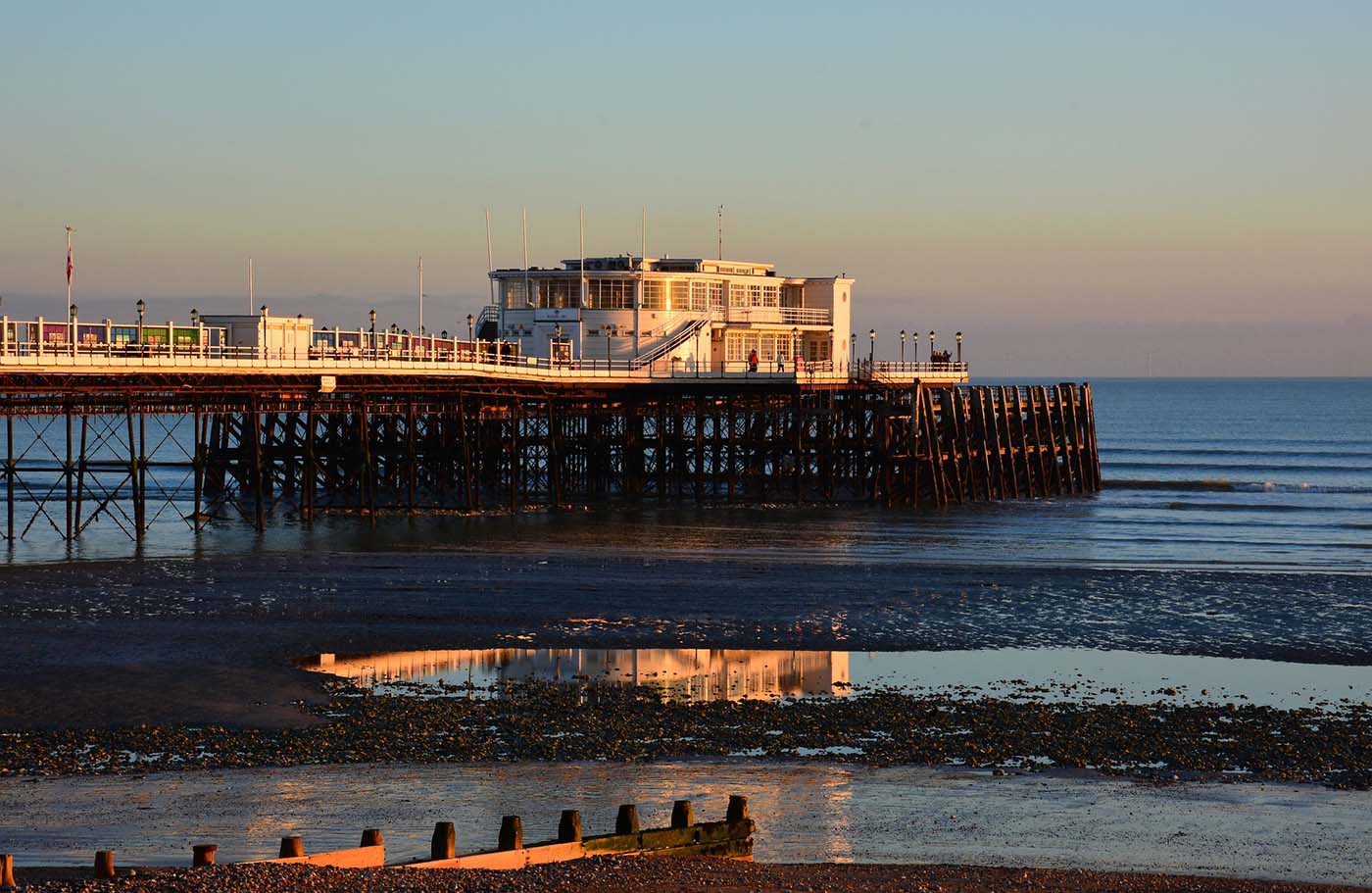 Worthing Pier in Worthing, West Sussex