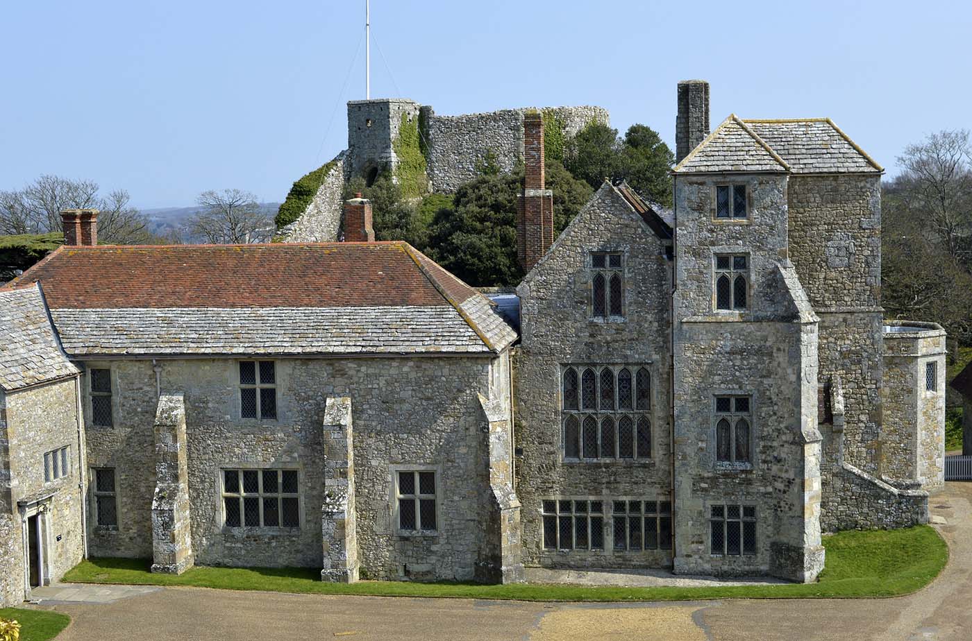 Carisbrooke Castle Isle of Wight Coast