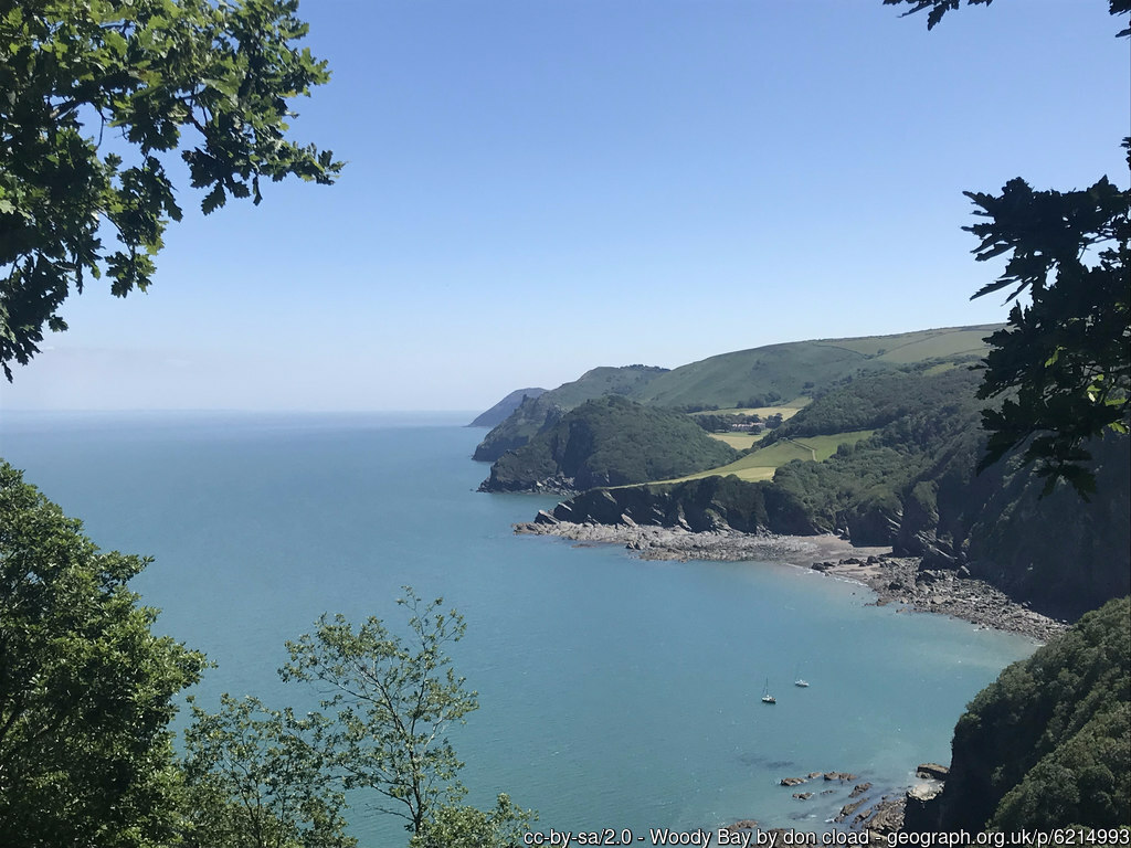 Woody Bay Beach Devon Coast