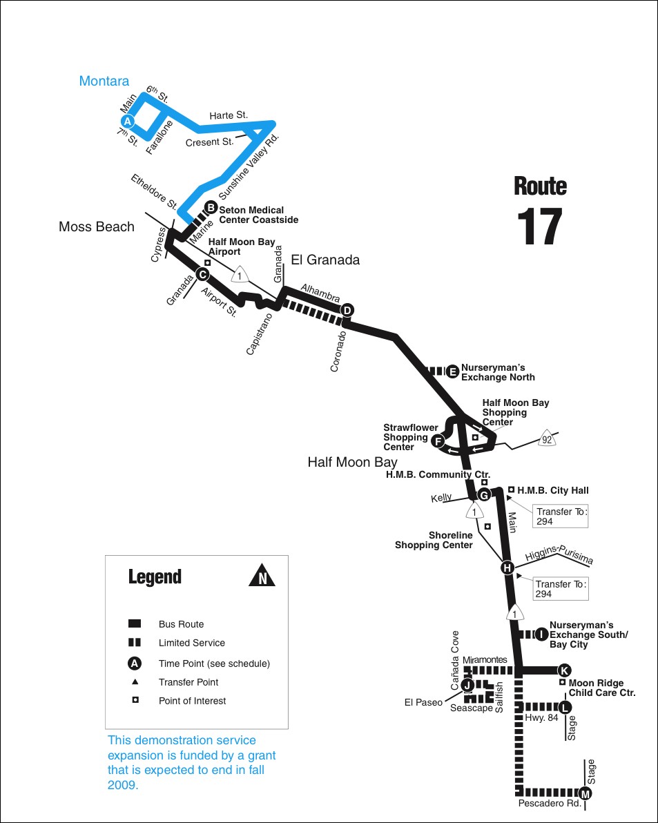 Chart Route 17 ridership is growing