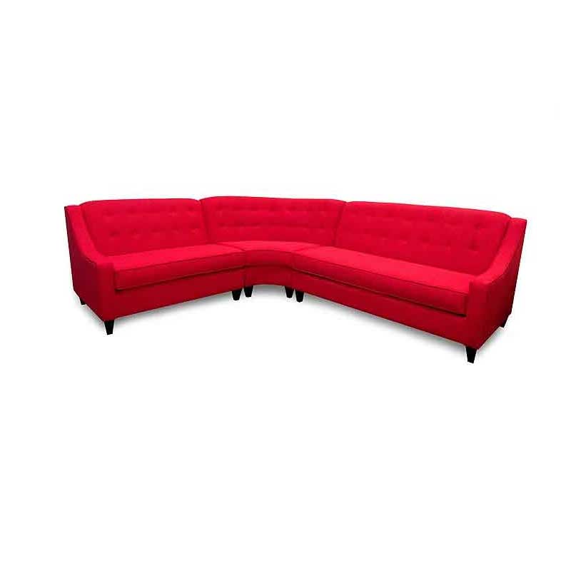 3pc Curved Sectional Coast to Coast Sofas