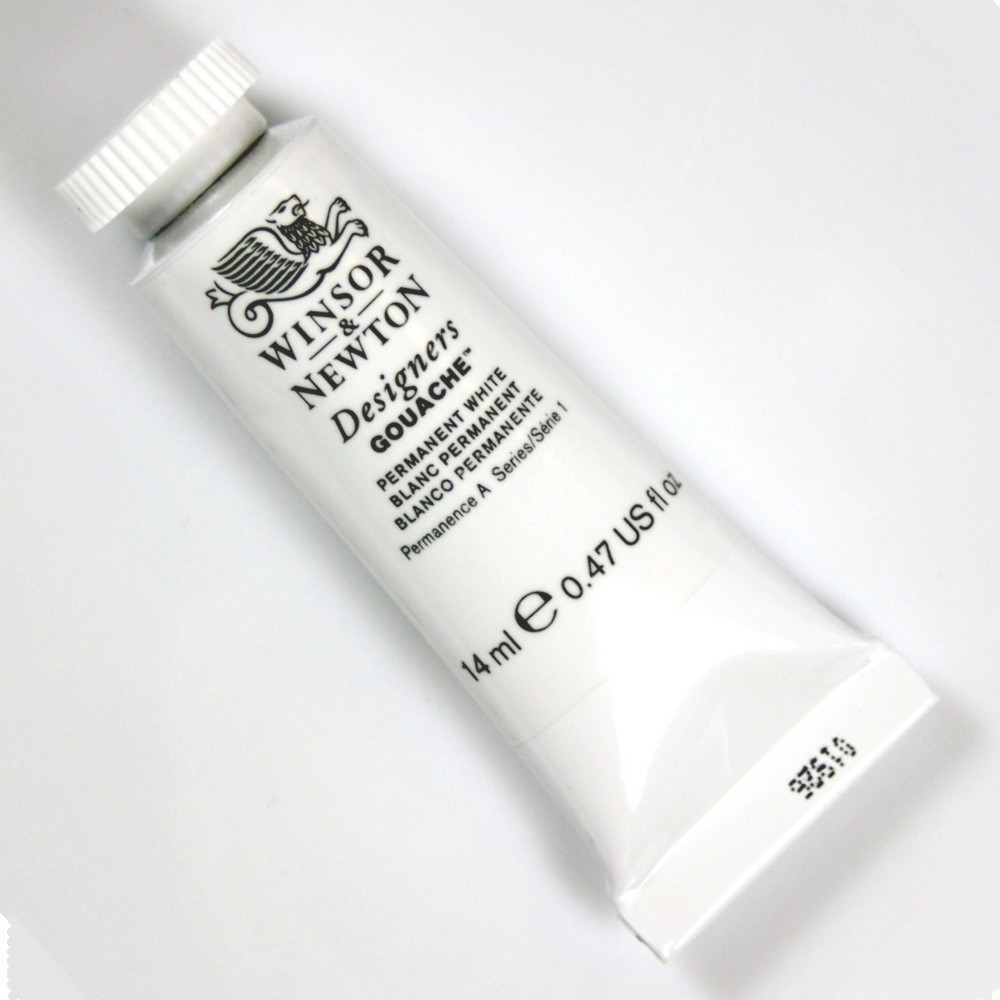 Gouache Permanemt white by Winsor & Newton 14ml tube Coates Art