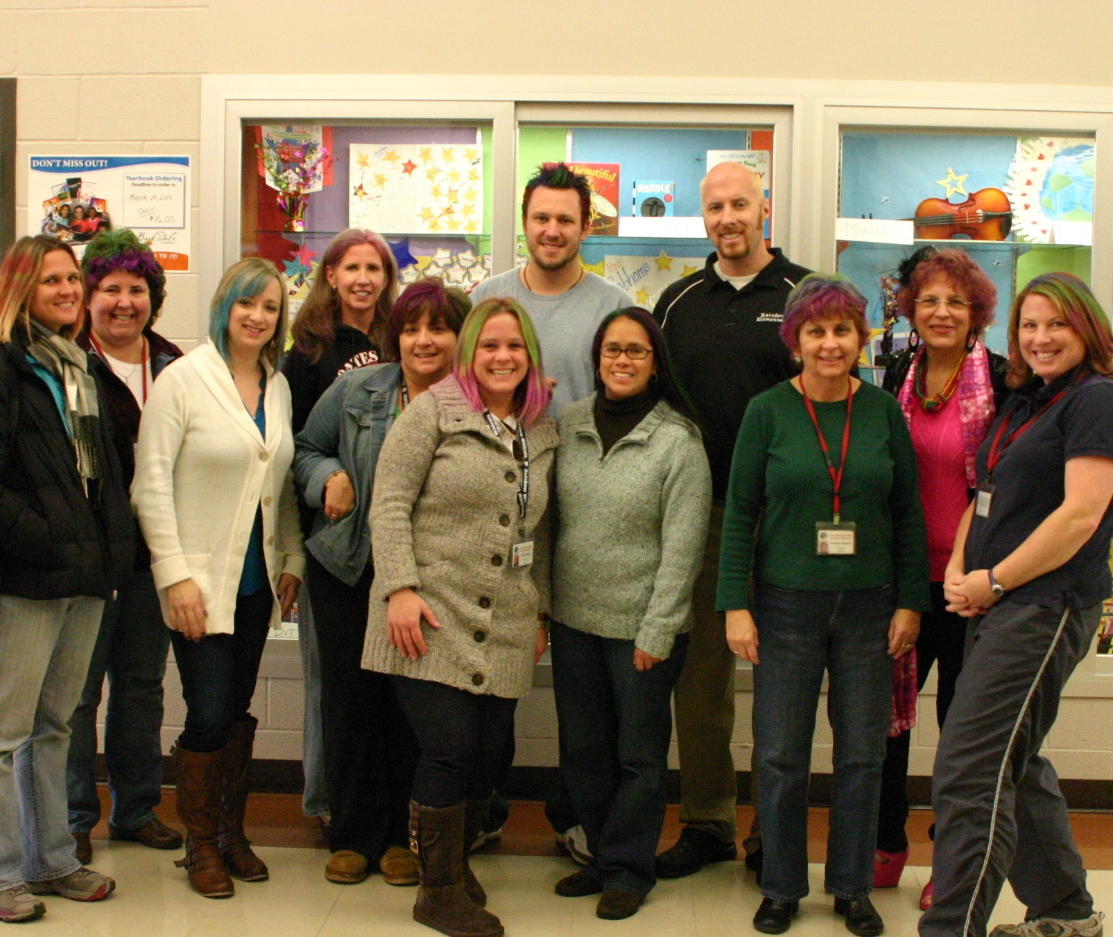 Students’ donations produce winning streaks of color The Coatesville