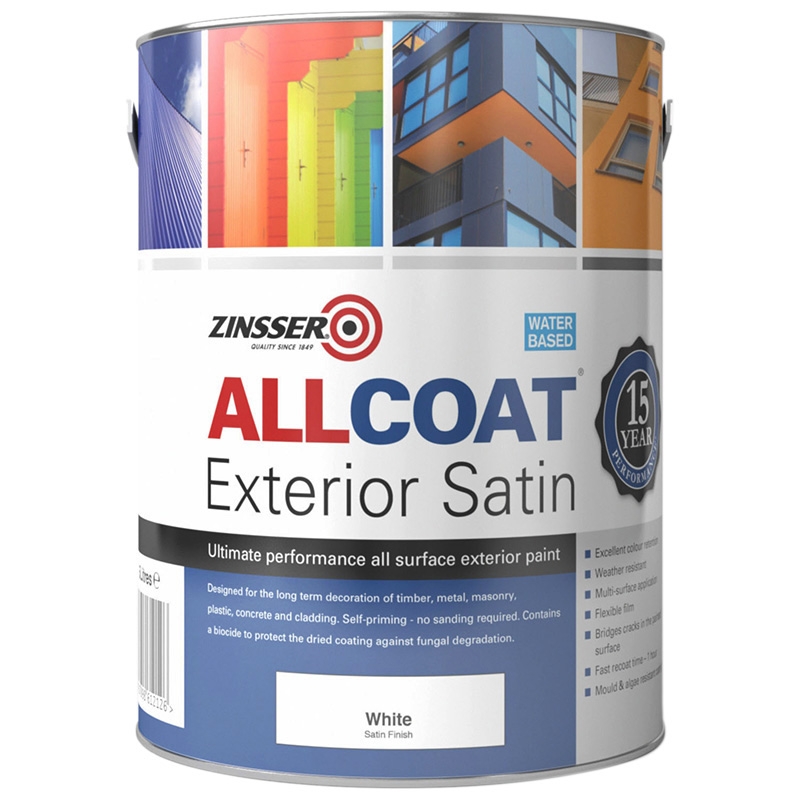 All Coat Waterbased Satin 5ltr Coatings Direct